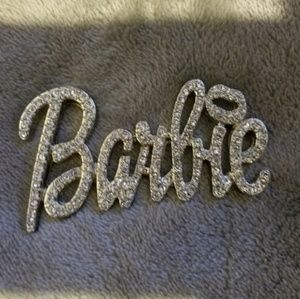 Barbie necklace plate